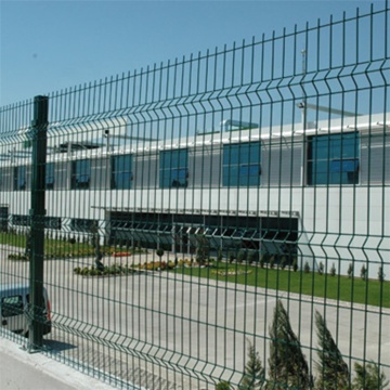 CE certificated Powder coated Curved Welded Mesh Fence