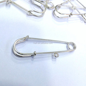 H551-1 Loop Sterling Silver Brooch Safety Pin