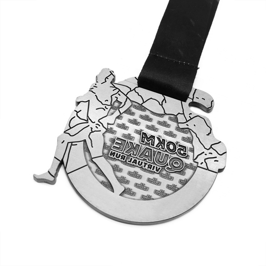 ميدالية مخصصة لسباق سباق الافتراضية 50 كم