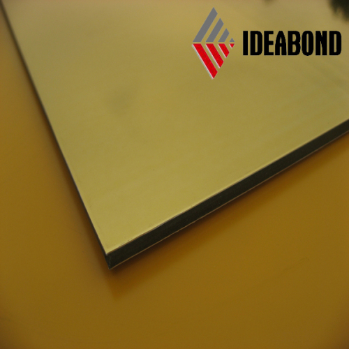 Ideabond Polyester Aluminum Composite Panel (AE-33B, Gold Metallic)