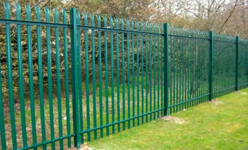 Welded Galvanized Euro Palisade Fence Panels