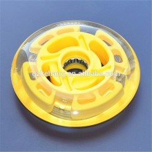 4 led flashing wheel/ spark wheels/100mm shining skateboard wheels/scooter wheels flashing