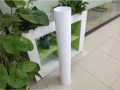 Tubo acrílico de plástico branco de 150 mm