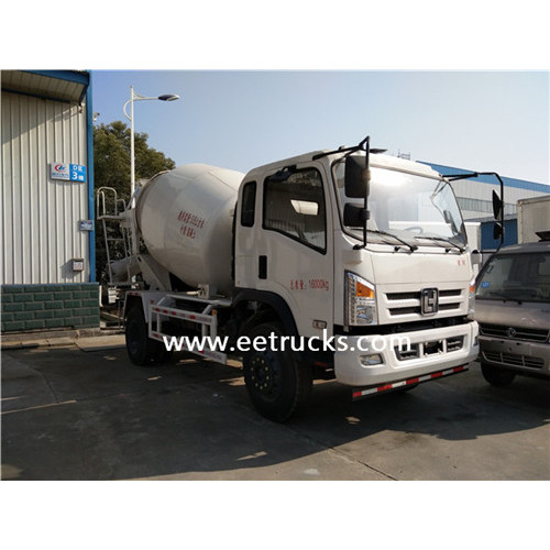 Foton 5 CBM Self Loading Concrete Mixer Vehicles