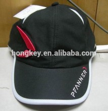 black color polyester bicycle cap