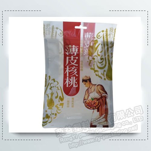 Sac d&#39;emballage alimentaire en plastique composé de noix