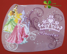 custom silver/gold glittering heat transfer