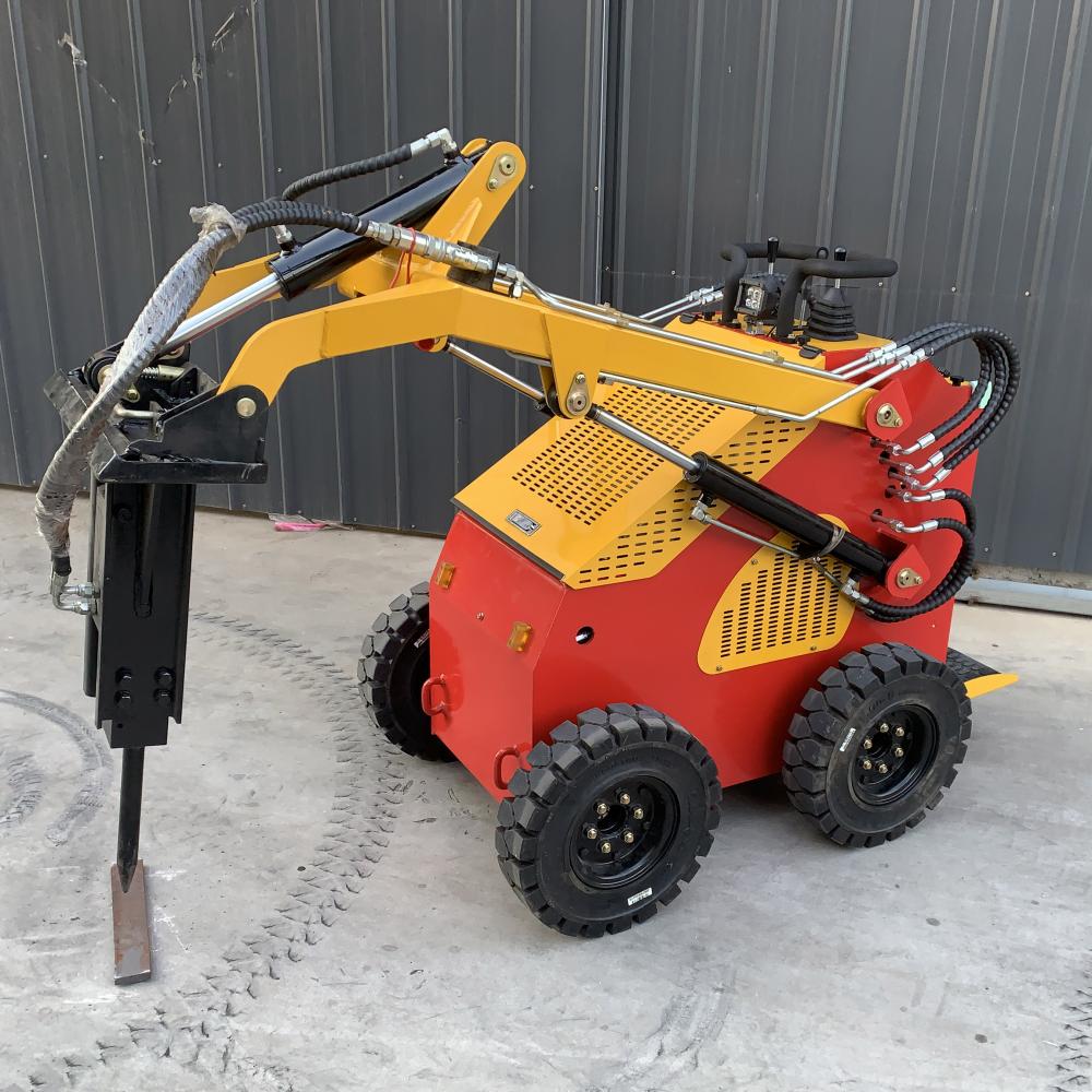 MINI APPROUVÉ MINI MINI SKID SKID-STEER Loader avec pièces jointes