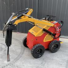 EPA ที่ได้รับการอนุมัติ Mini Skid Steer Loader พร้อมไฟล์แนบ