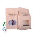 Chia Seed Reusable Zipper Barrier Standup Kraft Bags