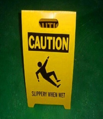 Hotel Caution Sign Board Coreflute Sign