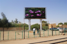 Waterproof P16 LED Digital Viedo Advertising Billboard Steel Structure