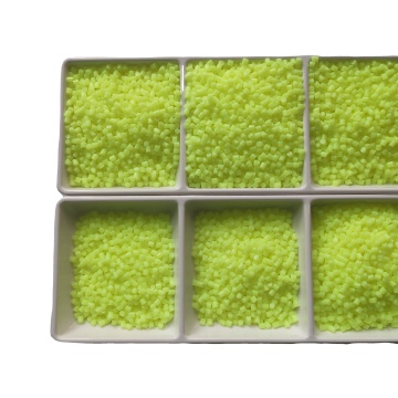 granuliform optical brightener plastic particles