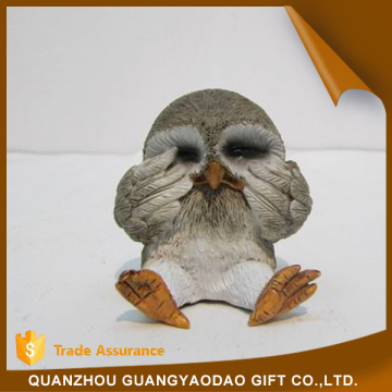 Animal Gift table decoration baby owl sculpture decoration garden wedding decoration