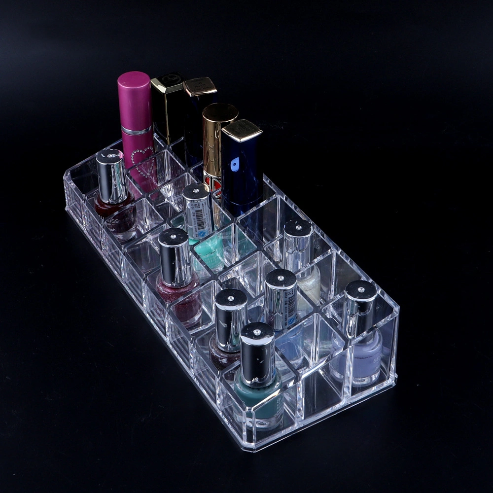 Transparent Cosmetics Storage Box Nail Polish Lip Gloss Lipstick