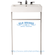 metal hotel bathroom vanity base