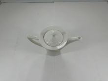 kettle Ceramic white with lid