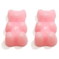 Mode Leuke Hars Gummy Bear Hanger Bedels Voor Vrouw Meisjes Cartoon Sieraden Bevindingen DIY Groothandel 10 * 17mm