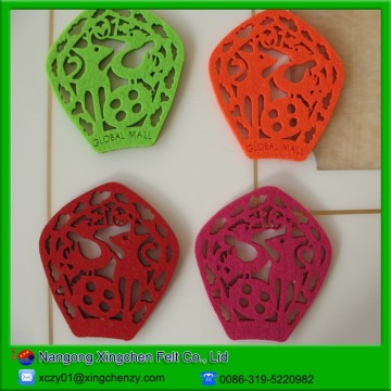 Ceramic white vase christmas felt gift crafts