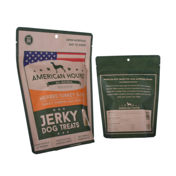 PLA Biodegradabilna kompostowalna torba Ziplock do opakowania dla zwierząt domowych
