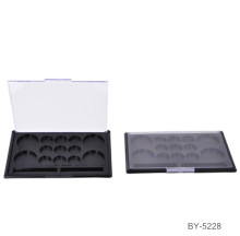 Concise Round Grid Eyeshadow Container