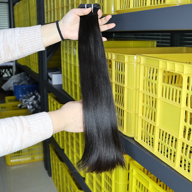 Brazilian Hair Bundles Raw Virgin Cuticle Aligned Hair, Double Drawn 12 A Virgin Human Hair Bundle Can Be Dyed and Bleached
