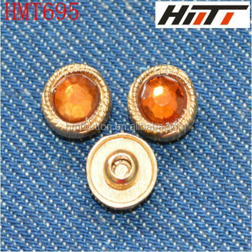 Metal Fashion Rhinestone Rivet Decorative Studs