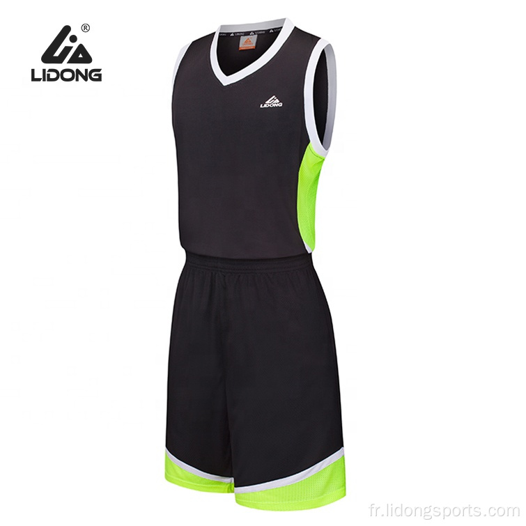 100% en maillot de basket-ball en polyester