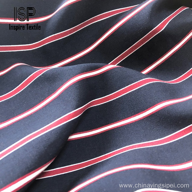 Woven Rayon Poplin Print Fabric Good Handfeeling