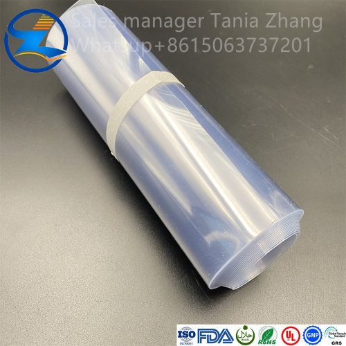 400mic clear PVC film for drug packaging