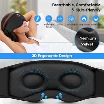 Wireless eye mask for Natural Silk Hotel Travel