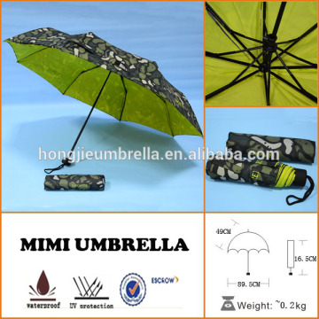 Branded foldable mini umbrellas aluminium frame parts waterproof umbrella
