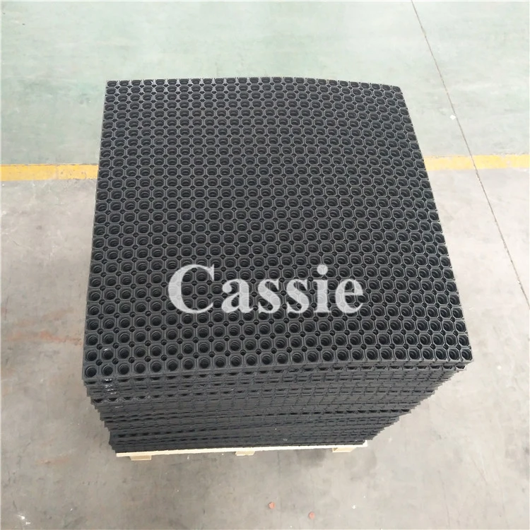 Interlocking Acid Resistant Rubber Hollow Mat