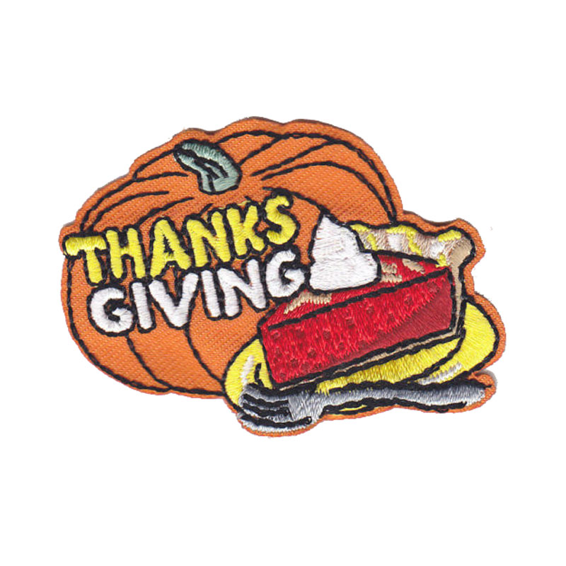 Thanksgivpumpkin Ing Iron On Patch