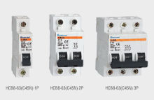 Ce Mini Circuit Breaker / Miniature Circuit Breakers For Lighting / Motor Distribution System
