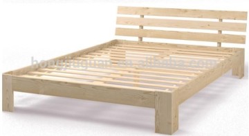 Queen size pine wood bed, queen size bed,pine bed queen size