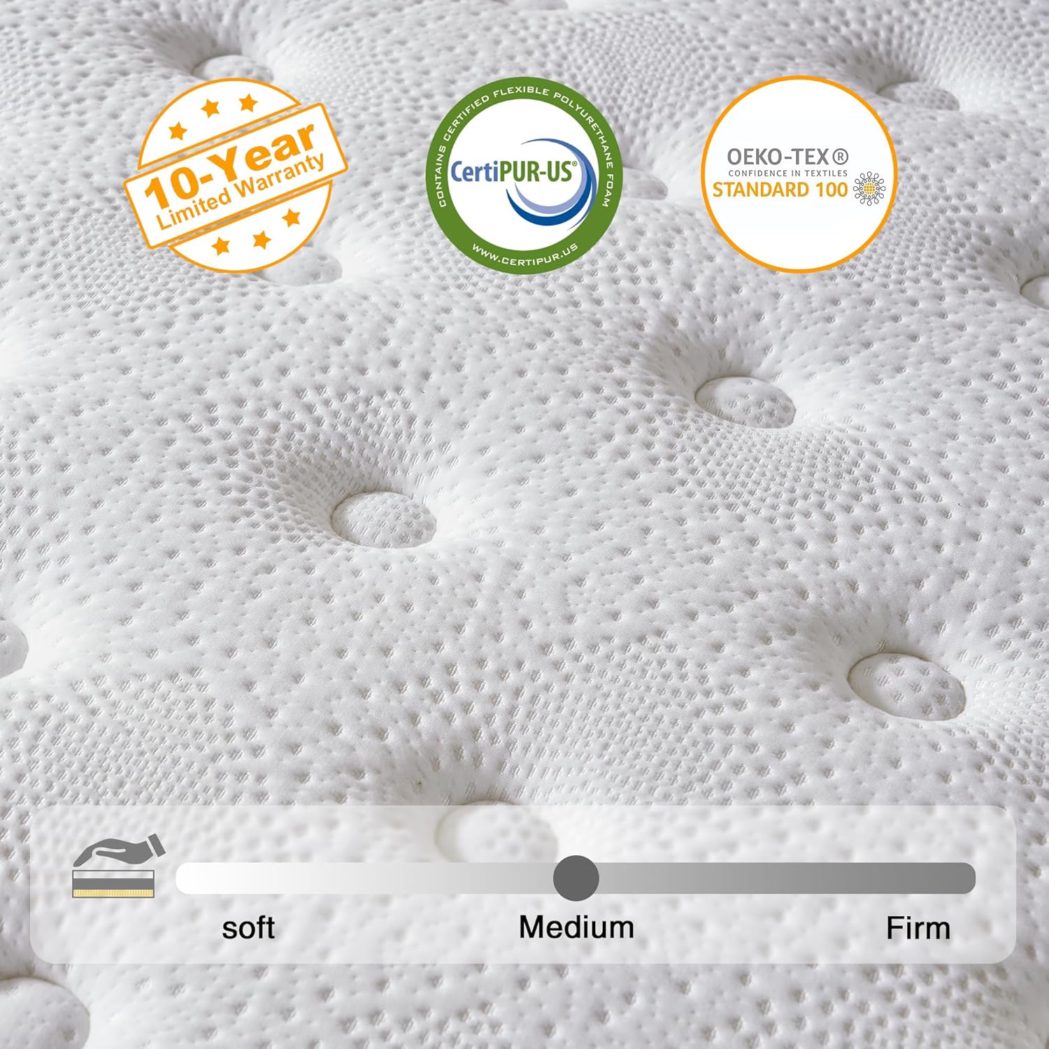 Colchão de espuma de memória moderna