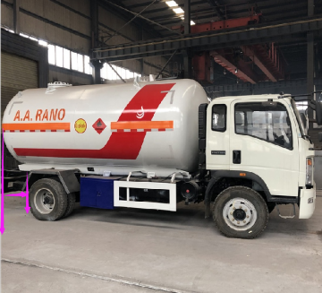 5000L SINOTRUK LPG Gas Tank Vehicles