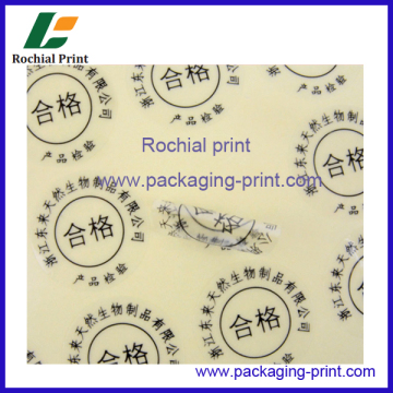 Full color custom printing labels for Cosmetic Promotion Bag
