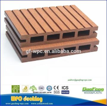 wpc hollow decking/composite decking/outdoor deck/hollow composite decking board