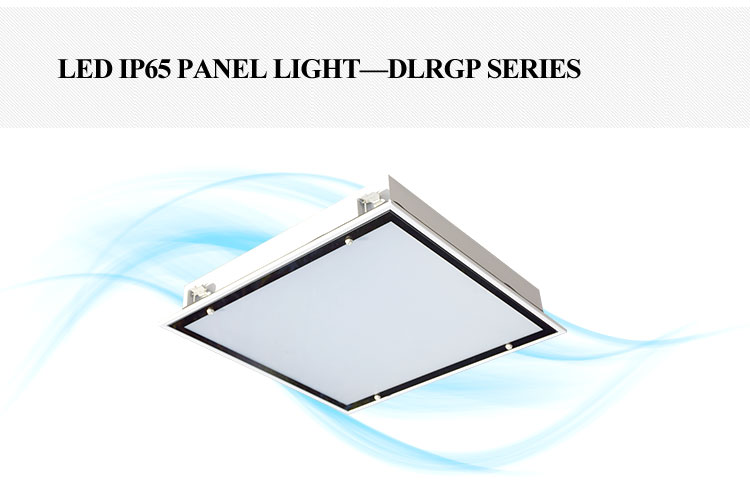 IP65 60W rectangle LED recessed panel light for hospital laboratory pharmaceutical factory food factory decontamination chamber