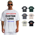 Oversized Letter Print Casual Summer mens tshirts graphic