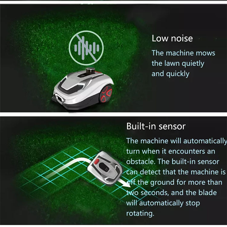 تلقائي اللاسلكي M28 GPS Robotic Rebotic Remote Mawn Mower