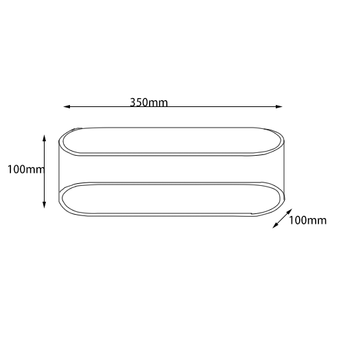 Up and down 5W led indoor wall lightofindoor wall light led Size