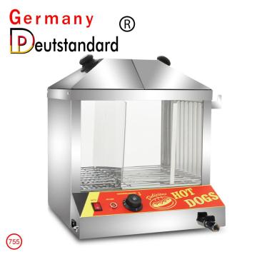 Warmhaltevitrine mit Hot Dog-Display