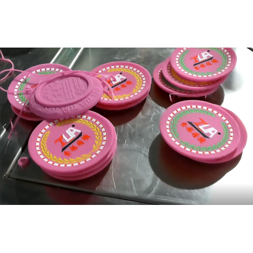 Plastic logo/patch/handelsmerken maken machine