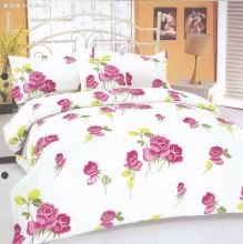 combed polyester woven printed fabric