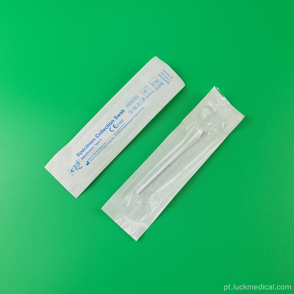 Amostrador de amostra curto swab 8cm/10cm