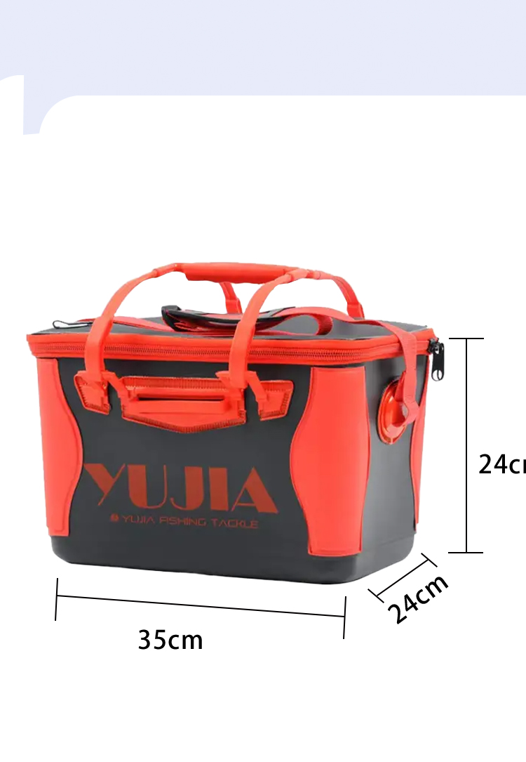 EVA fishing gear portable foldable fish bucket carp large multifunction fishing tackle boxes minnow fish live bait container