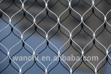 Stainless Steel Rope Wire Fence Mesh/ Rope Wire Security Fence Mesh